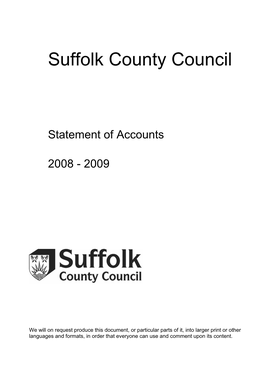 Statement of Accounts 2008