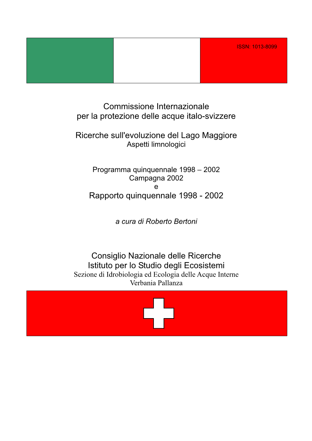 Commissione Internazionale Per La Protezione Delle Acque Italo-Svizzere