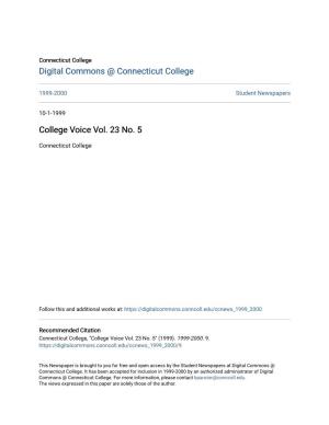 Digital Commons @ Connecticut College