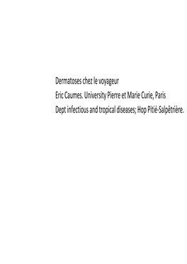 16H-18H E Caumes Dermatoses Med Voyges DESC MIT 2014