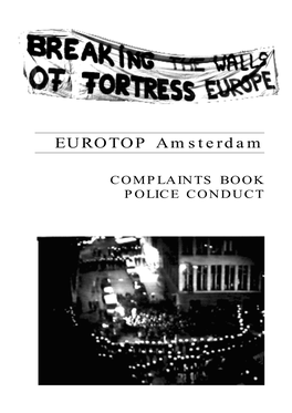 Complaints Book Police Conduct EU Rot Op