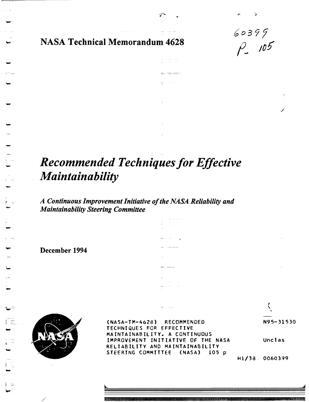 Recommended Techniques for Effective Maintainability