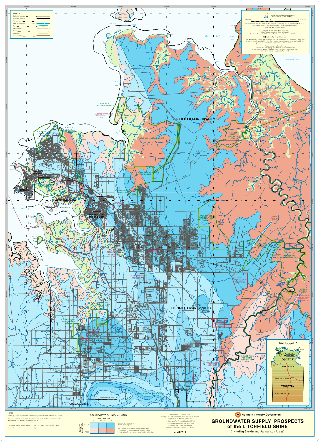 GROUNDWATER SUPPLY PROSPECTS of the LITCHFIELD