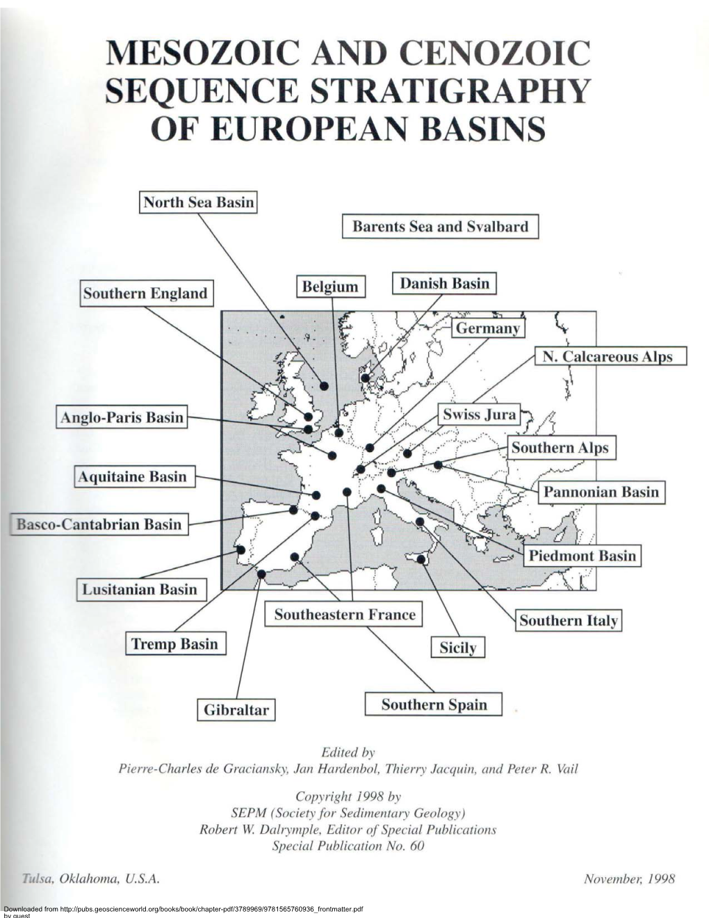 Mesozoic and Cenozoic Sequence Stratigraphy of European Basins