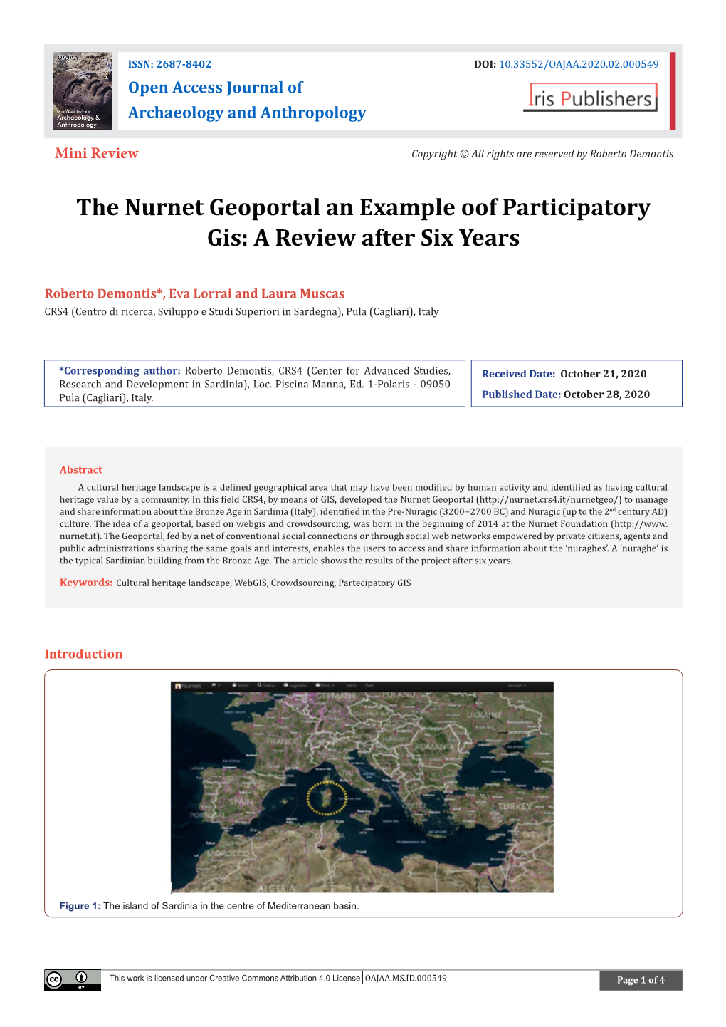 The Nurnet Geoportal an Example Oof Participatory Gis: a Review After Six Years
