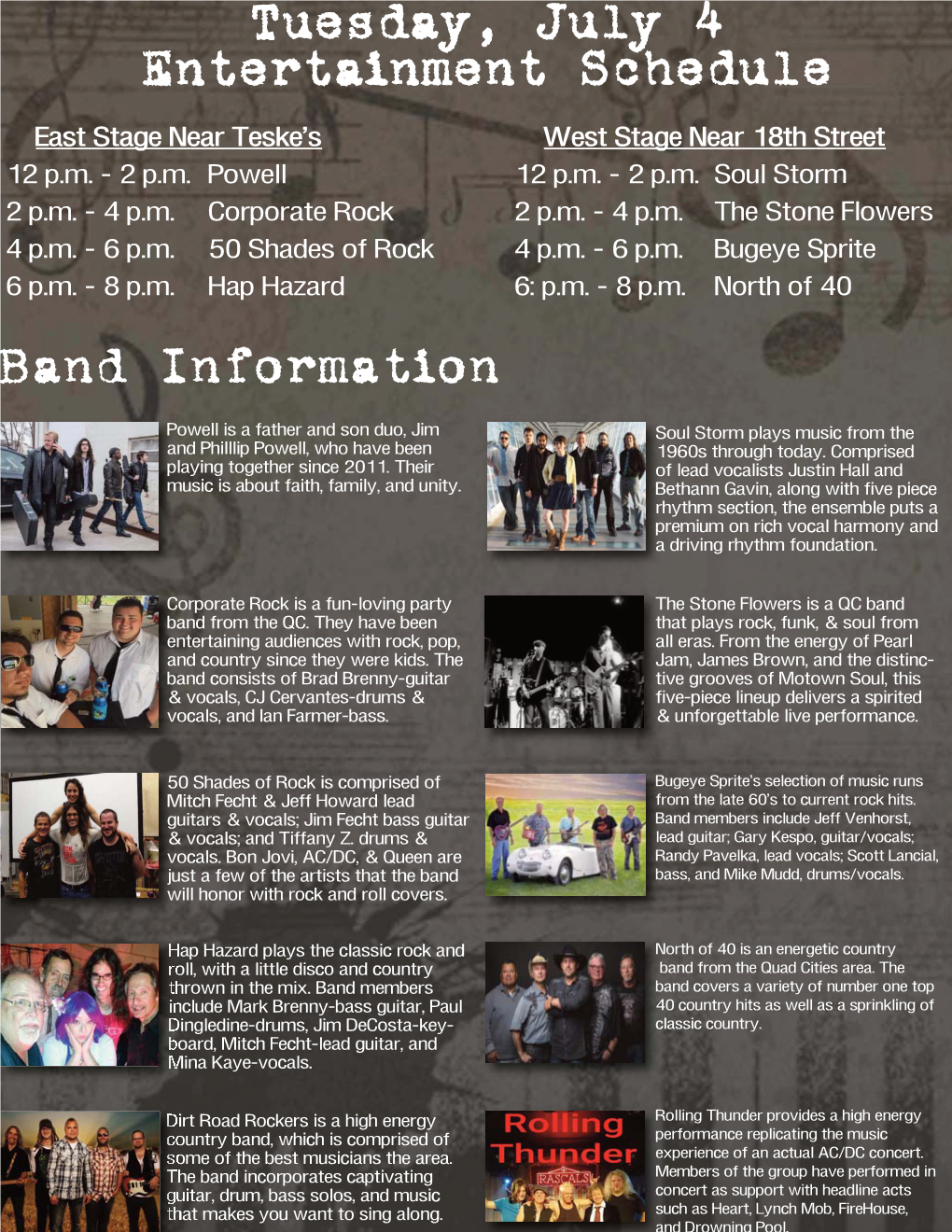 Bands Layout 1