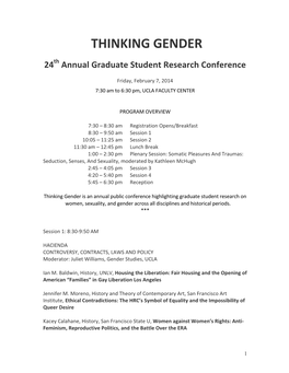 Thinking Gender