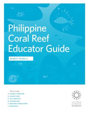 Philippine Coral Reef Educator Guide