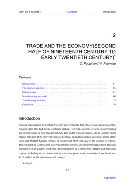 2 Trade and the Economy(Second Half Of