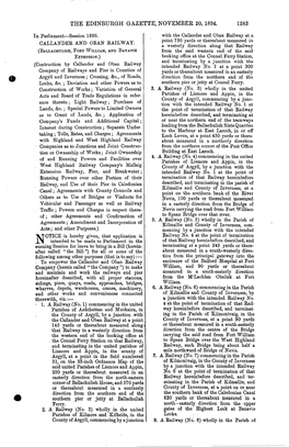 The Edinburgh Gazette, November 20, 1894. 1283