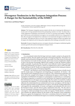 Divergence Tendencies in the European Integration Process: a Danger for the Sustainability of the E(M)U?