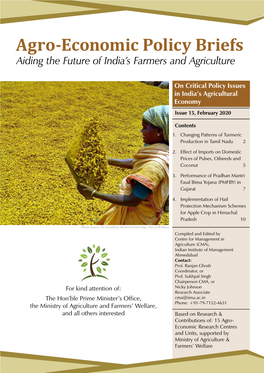 Agro-Economic Policy Briefs