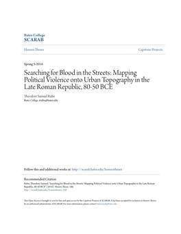 Searching for Blood in the Streets: Mapping Political Violence Onto