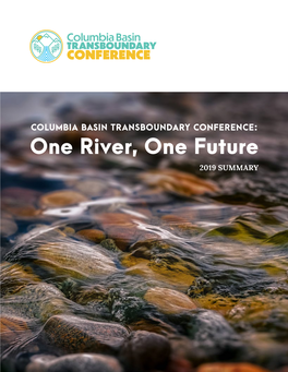 One River, One Future 2019 SUMMARY Table of Contents