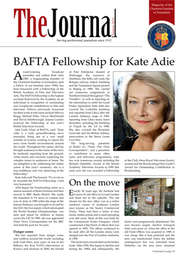 BAFTA Fellowship for Kate Adie