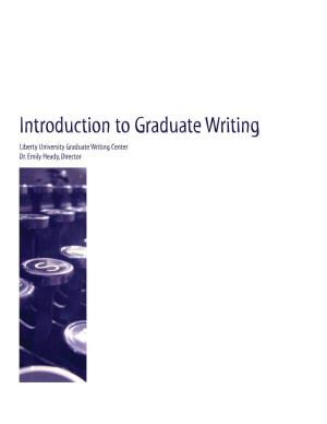 Introduction to Graduate Writing (Full Text).Pdf