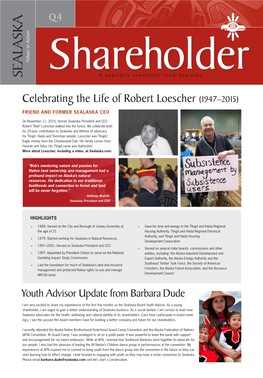 Celebrating the Life of Robert Loescher (1947–2015)