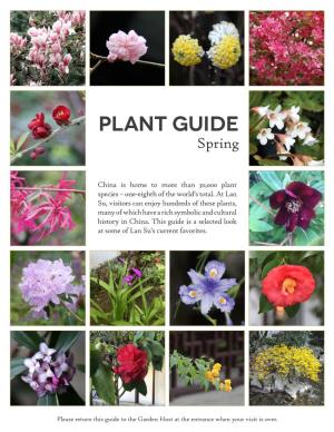 Plant Guide Spring