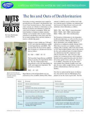 The Ins and Outs of Dechlorination