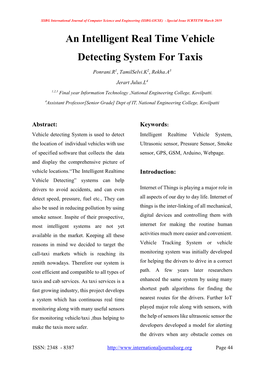 An Intelligent Real Time Vehicle Detecting System for Taxis