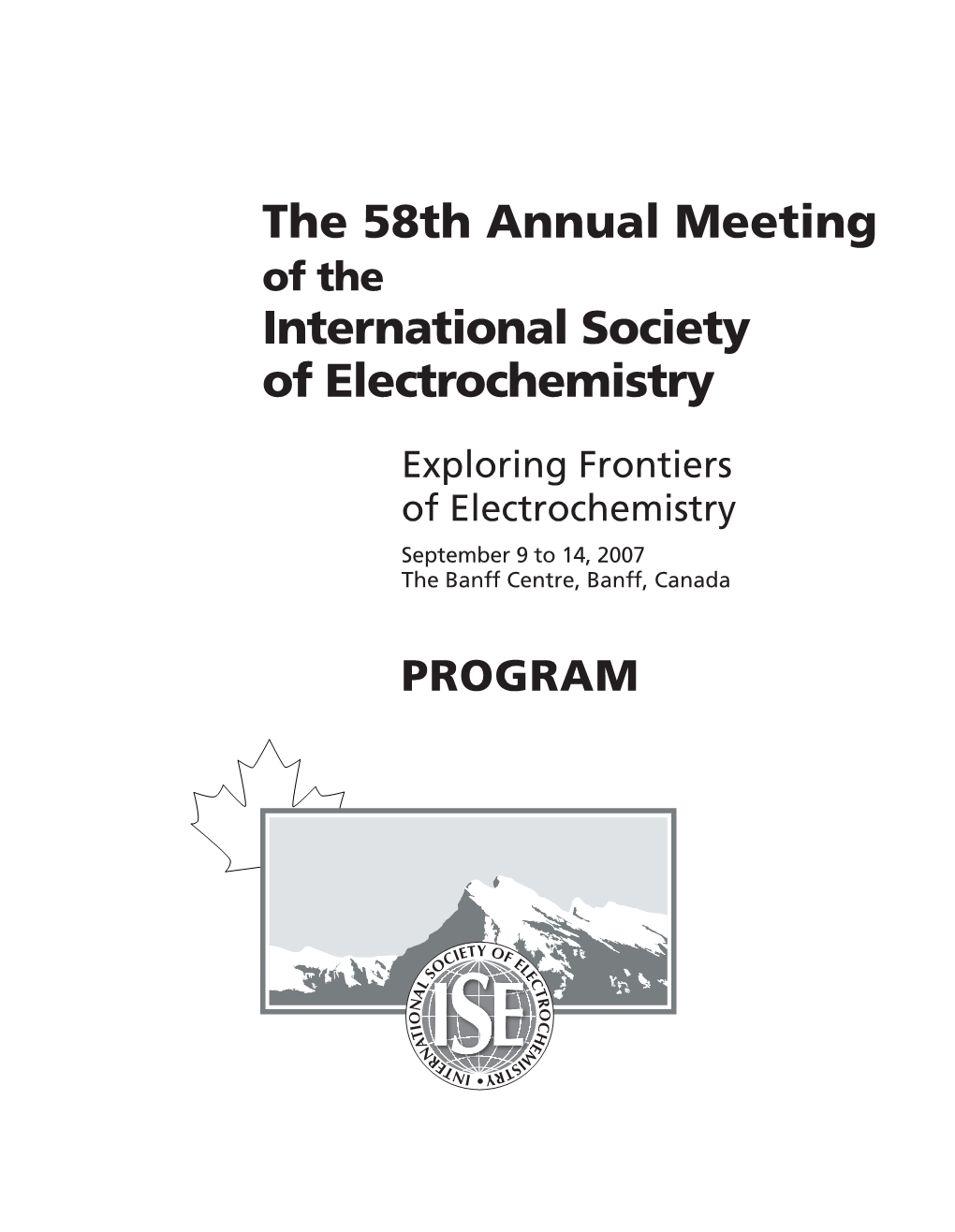 The 58Th Annual Meeting International Society of Electrochemistry