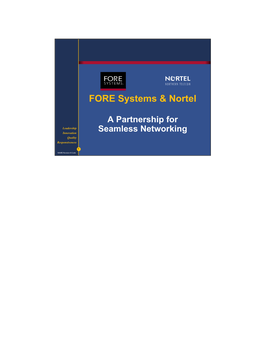 FORE Systems & Nortel