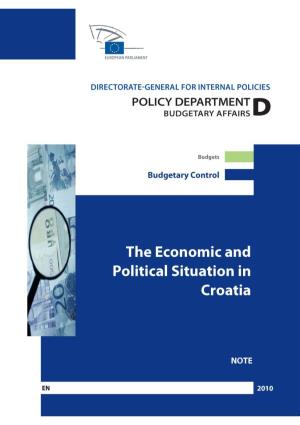 The Economic and Political Situation in Croatia
