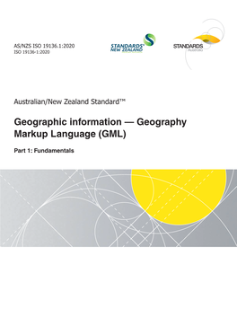 Geographic Information — Geography Markup Language (GML)