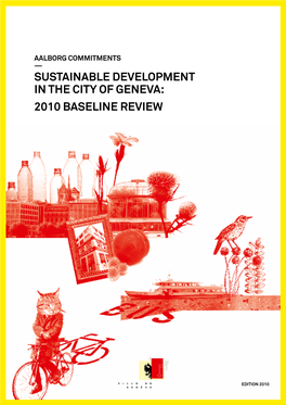 Sustainable Development in the City of Geneva: 2010 Baseline Review