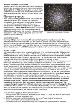 (Also Designated NGC 5904) Is a Globular Cluster in the Constellation Serpens