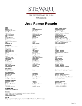 Jose Ramon Rosario