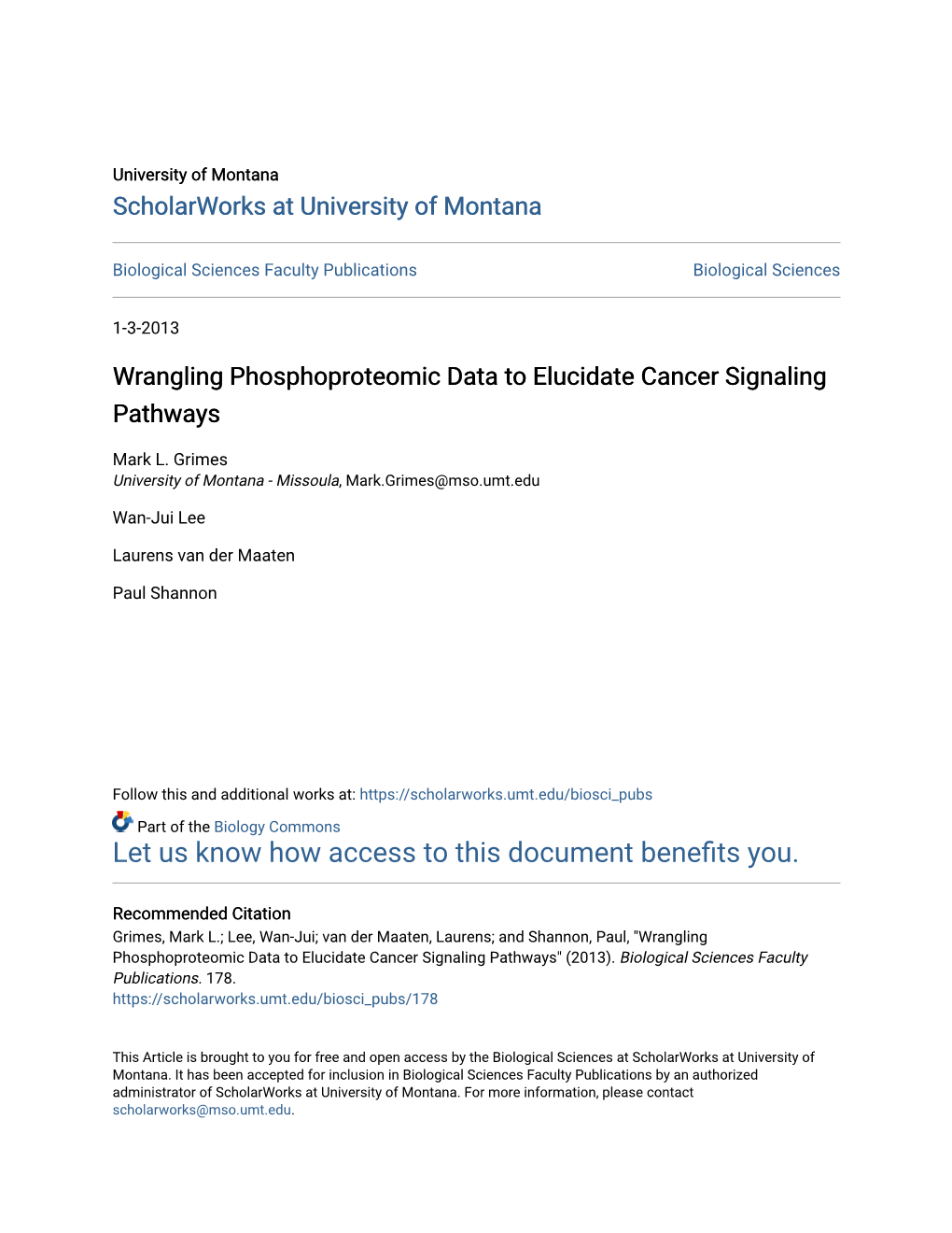 Wrangling Phosphoproteomic Data to Elucidate Cancer Signaling Pathways