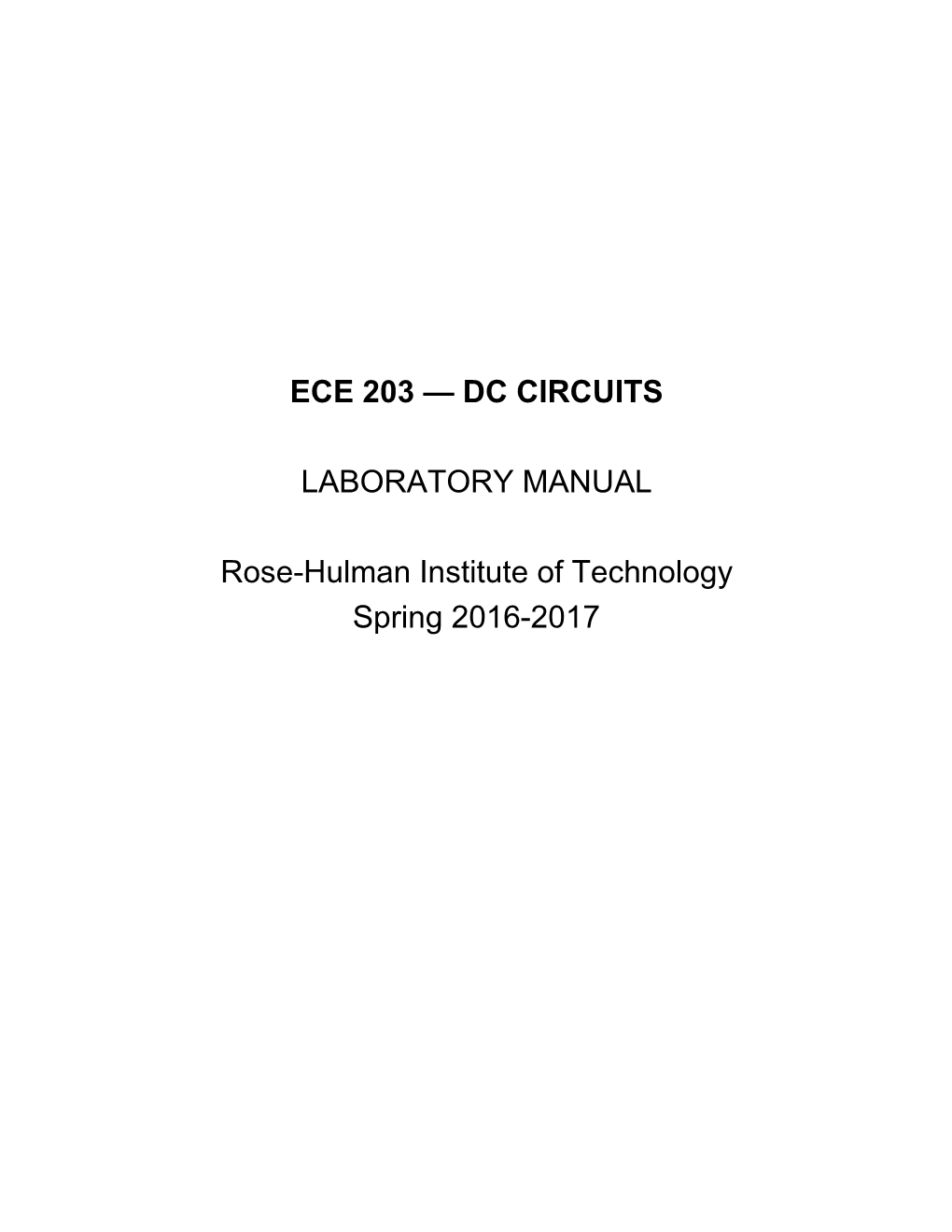 ECE203 Lab Manual