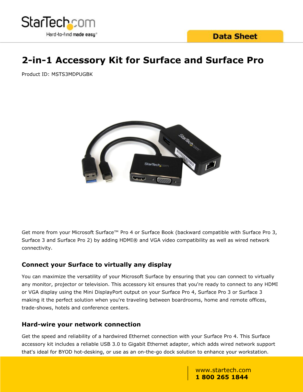 2-In-1 Accessory Kit for Surface and Surface Pro