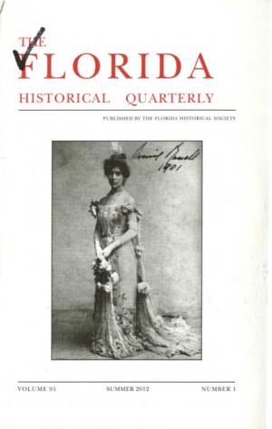 The Florida Historical Quarterly Published by the Florida Historical Society ·