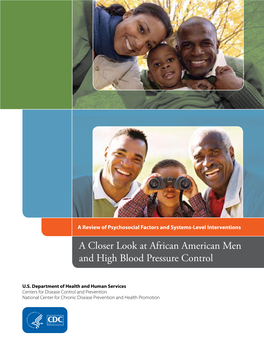 A Closer Look at African American Men and High Blood Pressure Control