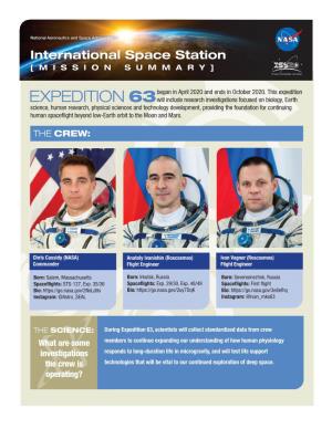 Expedition 63