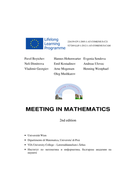 Meeting in Mathematics