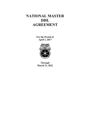 National Master Dhl Agreement