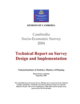 Technical Report on Survey Design and Implementation