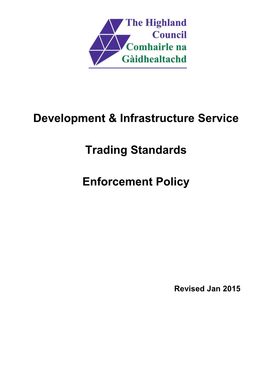 Enforcement Policy, PDF 426.99 KB Download