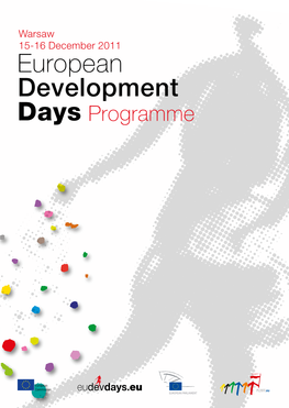 European Development Days Programme