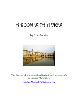 A Room with a View by E. M. Forster