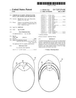 (12) United States Patent (10) Patent No.: US 7,237,274 B2 Cote (45) Date of Patent: Jul