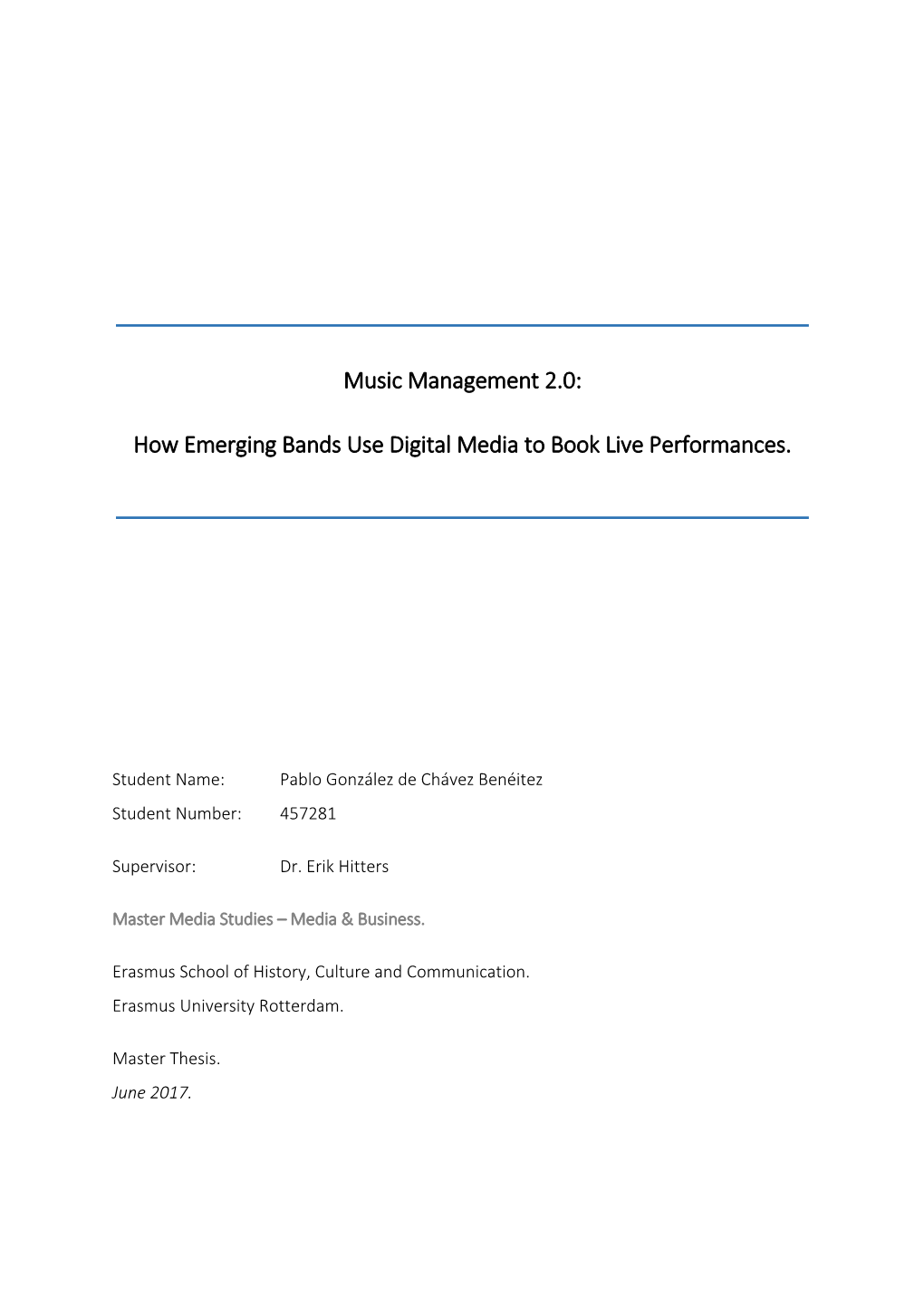 Music Management 2.0