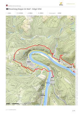 Moselsteig Etappe 16: Neef – Ediger-Eller