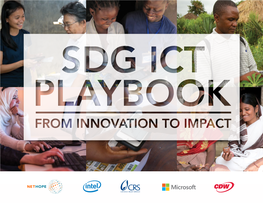 SDG ICT Playbook 2015 Page 1 / 66 Acknowledgments
