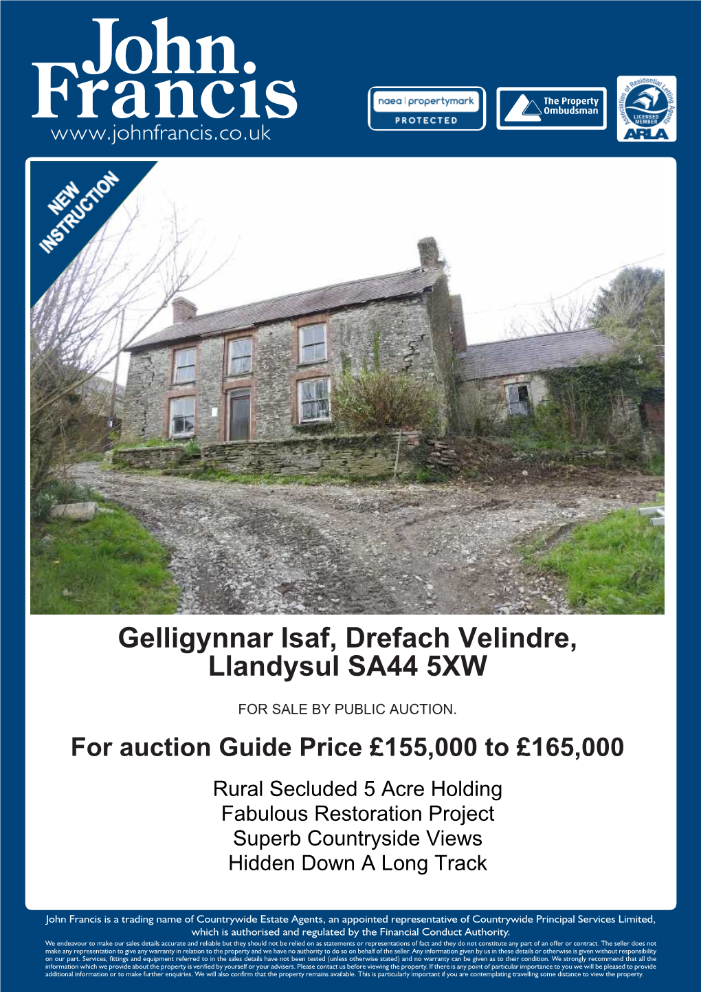 Gelligynnar Isaf, Drefach Velindre, Llandysul SA44 5XW