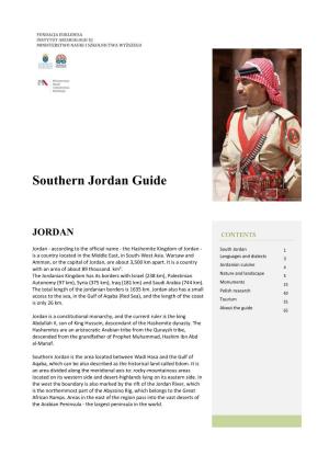 Southern Jordan Guide