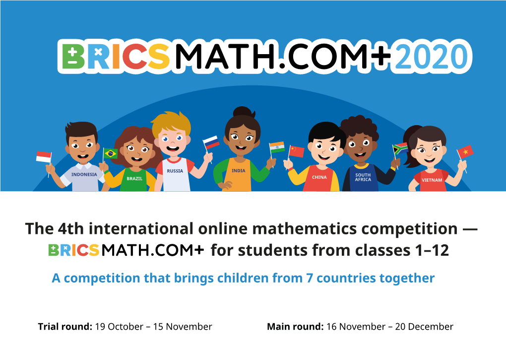 The 4Th International Online Mathematics Competition —